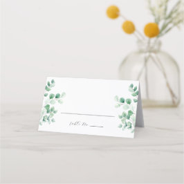 Cartão De Mesa Ferras Greenery Wedding