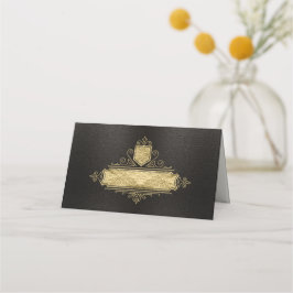 Cartão De Mesa Fine Filigree Dourado Wedding Mesa ID871
