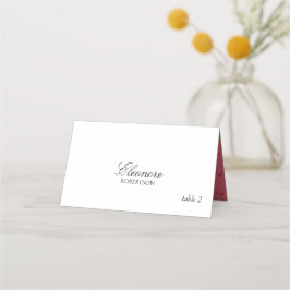 Cartão De Mesa Flamingo Rosa Elegante