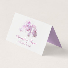 Cartão de Mesa Floral de Casamento de Rosas Amarel