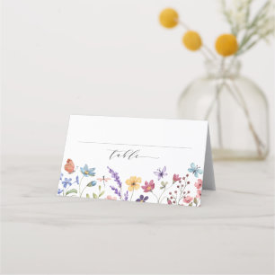 Cartão De Mesa Floral Primavera Summer Love in Bloom Table Number