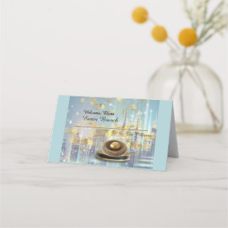 Cartão De Mesa Folded Place Card