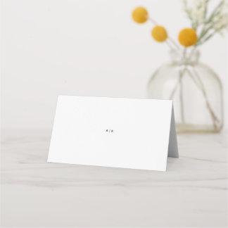 Cartão De Mesa Folded Place Card, Fold Style: Horizontal, Paper: