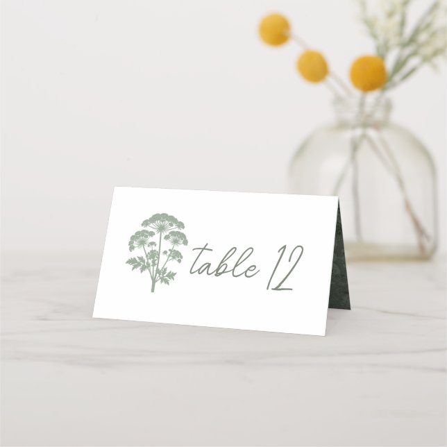 Cartão De Mesa FONDNESS | Wedding Table Place Card (Verso)