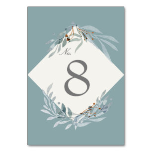 Cartão de Mesa Gentil para Botânicos