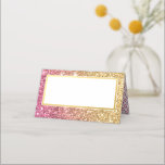 Cartão De Mesa GLAM BAT MITZVAH - brilho de ouro rosa luxo modern<br><div class="desc">pelo kat massard >> WWW.SIMPLYSWEETPAPERIE.COM <<< Uma tendência, design bonitinho para os seus CARDS DE RESIDÊNCIA de eventos. Escrever nomes de convidados manuais e adicionar número de tabela TIP: 1. Para mudar/mover gráficos e fontes e adicionar mais texto - pressione o botão "personalizar" - - - - - - -...</div>
