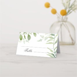 Cartão De Mesa Greenery Eucalyptus Wedding