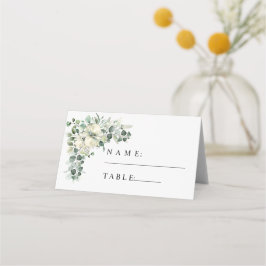 Cartão De Mesa Greenery Eucalyptus Wedding