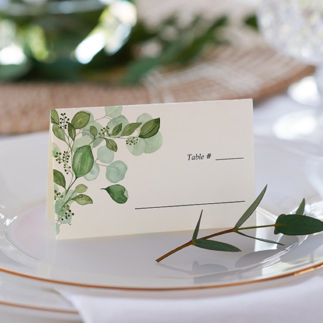 Cartão De Mesa Hedera | Ivy Sage mesa Place Card (Criador carregado)