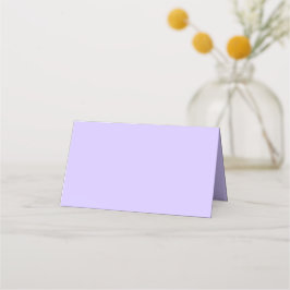 Cartão De Mesa Lilac Sonha Cor Sólida | Elegante Clássico