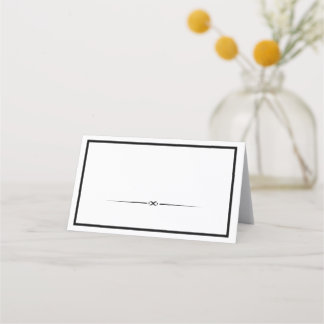 Cartão De Mesa LIly - Placas dobradas monocromáticas elegantes