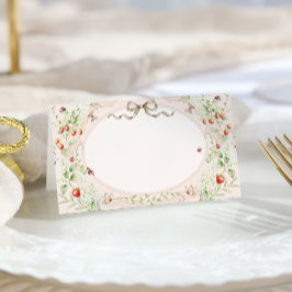 Cartão De Mesa Little Love Bug Nature Place Card