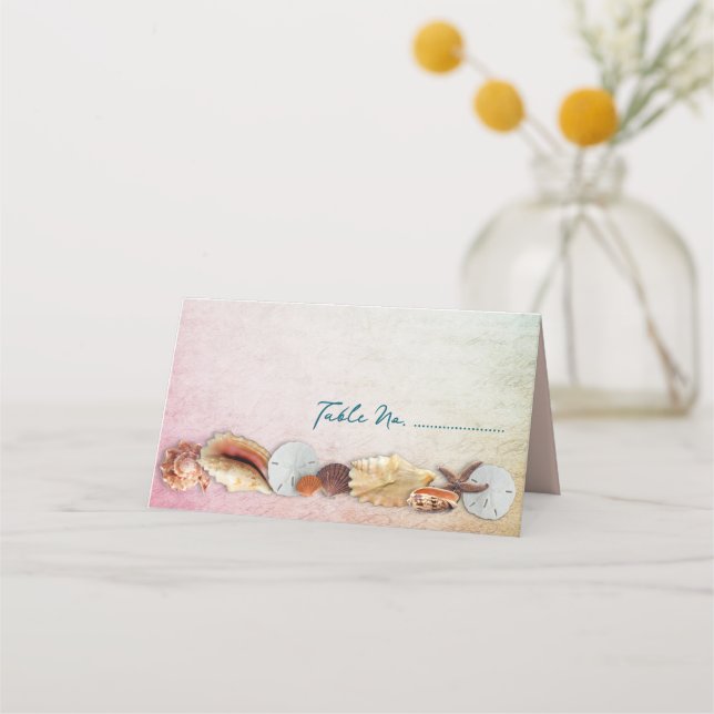 Cartão De Mesa Local de residência/Cartões de escolta que vivem n (Frente)