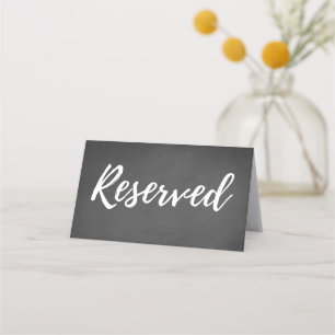 Cartão De Mesa Lugar Reservado Mesa De Casamento