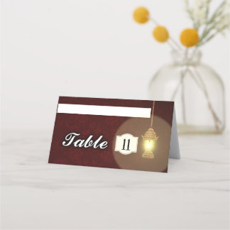 Cartão De Mesa Luminária