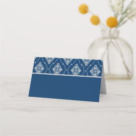 Cartão De Mesa Marinho Vintage e Casamento com Deco de Arte Silve