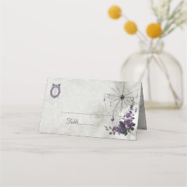 Cartão De Mesa Mesa de Casamento Gótica