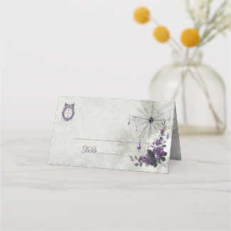 Cartão De Mesa Mesa de Casamento Gótica
