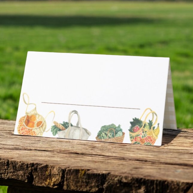 Cartão De Mesa Mesa de sobremesas do chá de panela no tema mercad (Criador carregado)