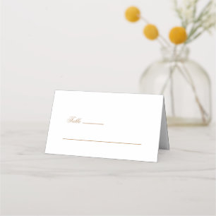 Cartão De Mesa Mesa do Casamento Branco Muçulmano Islâmico