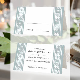 Cartão De Mesa Mesa Personalizada de Cinzas de Festa de aniversár