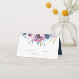 Cartão De Mesa Midnight Blooms | Casamento