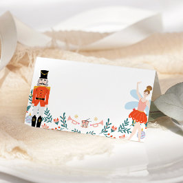 Cartão De Mesa Moderno do Partido de Natal do Balé Nutcracker