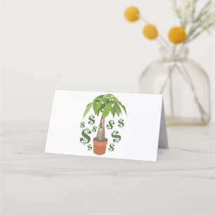 Cartão De Mesa Money Tree