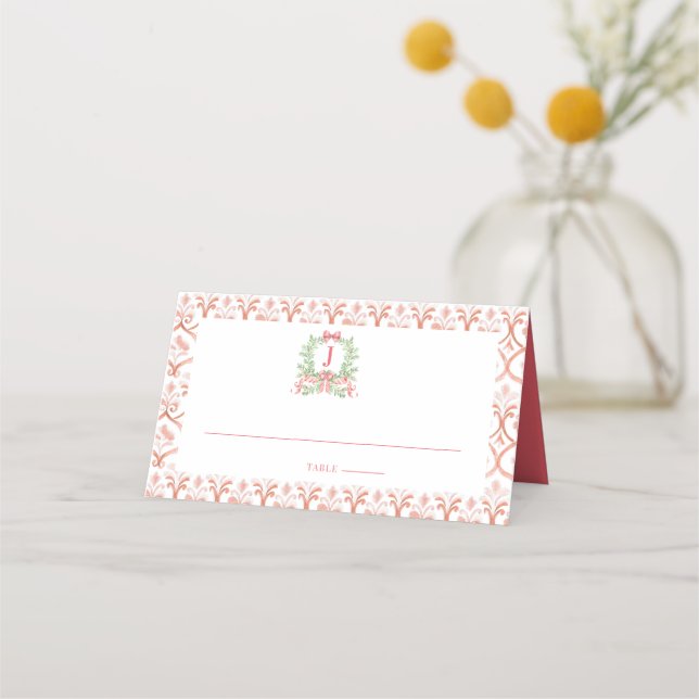 Cartão De Mesa Natal Grandmillennial  (Frente)