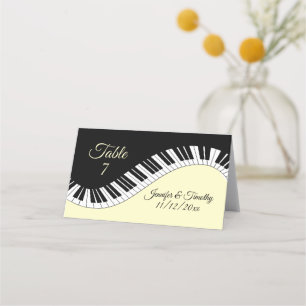 Cartão De Mesa Nomes de teclado para piano Data Mesa # Música ama