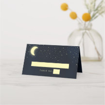 Número da Tabela de Casamento Celestial Lua Estrel