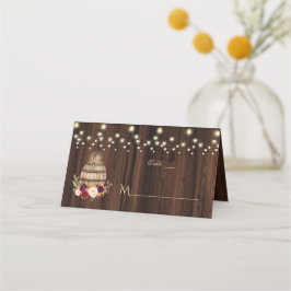 Cartão De Mesa Número de Tabela de Quadro Dourado de Flores de Bl