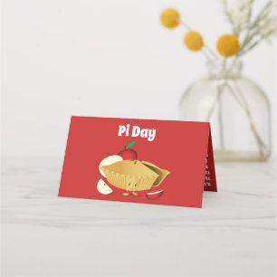 Cartão De Mesa Números De Personagem de desenho animado De Pizza