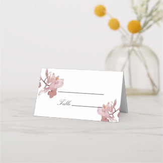 Cartão De Mesa Orquídea Rosa Escuro