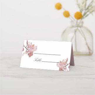 Cartão De Mesa Orquídea Rosa Escuro