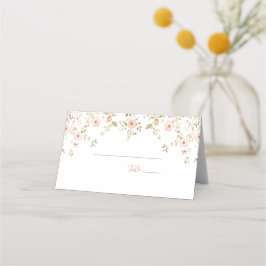Cartão De Mesa País da Rosa Selvagem Casamento