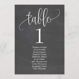 Cartão de Mesa para Caligrafia