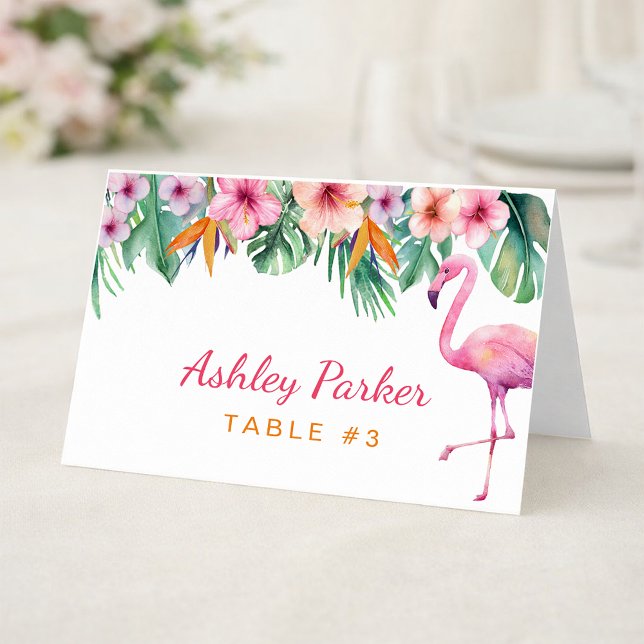 Cartão de Mesa para Convidados do Chá de Bebê do F (Table Number Card)