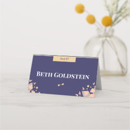 Cartão De Mesa Passagem Roxa