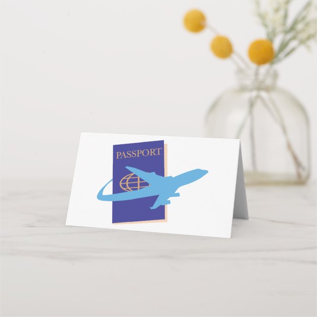 Cartão De Mesa Passaporte (Frente)