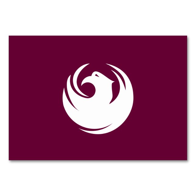 Cartão de mesa Patriótico com Bandeira da Cidade d (Frente)