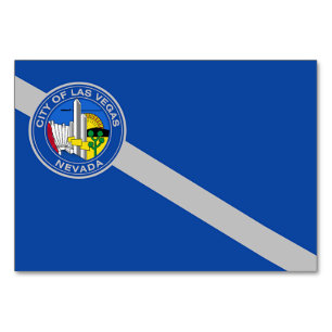 Cartão de mesa Patriótico com Bandeira de Las Ve