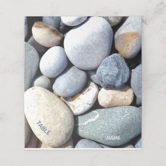 Cartão De Mesa Pebolhas Únicas Modernas e Rústicas Que Pegam Olho