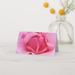 Cartão De Mesa Pétalas rosa rosa cor-de-rosa