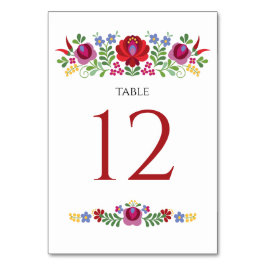 Cartão de Mesa Pimentões Vermelhos Húngaros