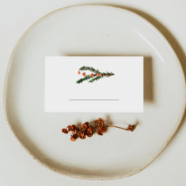 Cartão De Mesa Pine de inverno Preencher