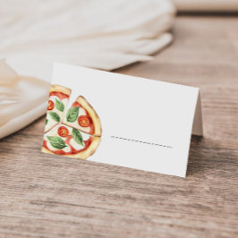 Cartão De Mesa Pizza Fill in Buffet Place Card