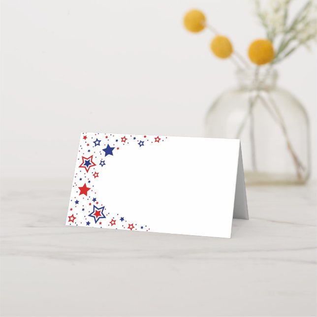 Cartão De Mesa Placa de Local de Nome (Frente)