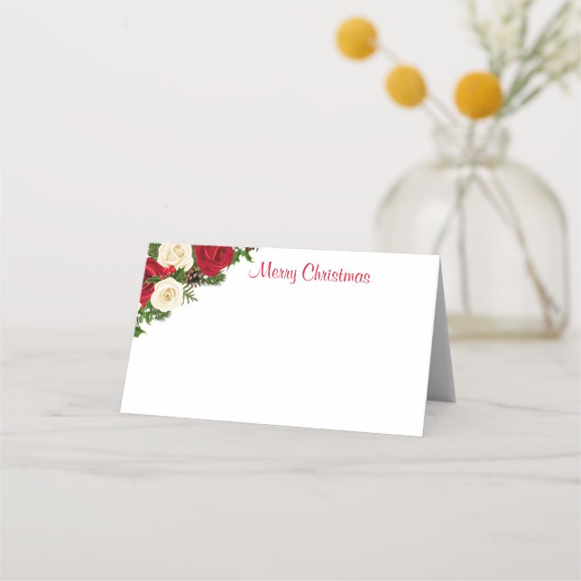 Cartão De Mesa Placa de Local de Nome (Frente)