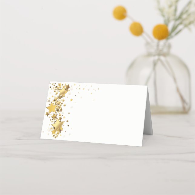 Cartão De Mesa Placa de Local de Nome (Frente)